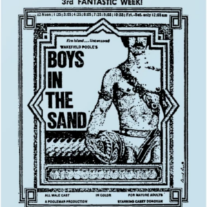 Promotional poster for Boys in the Sand